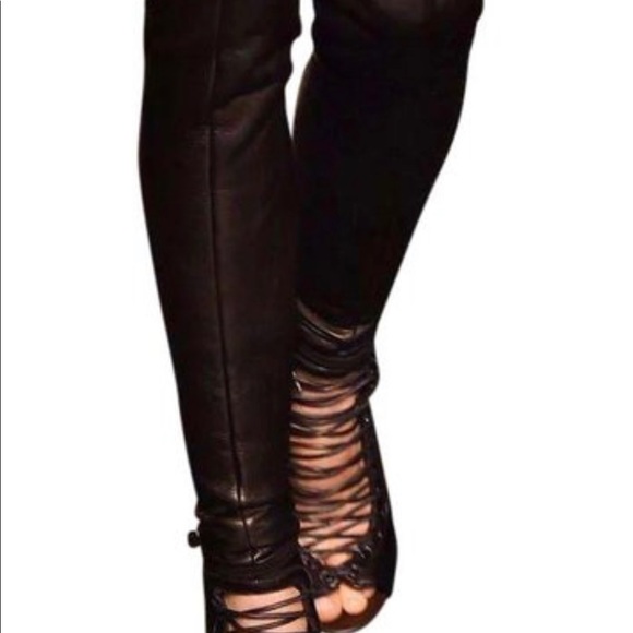 Very Rare Givenchy Nunka Thigh High Boots - Picture 3 of 15